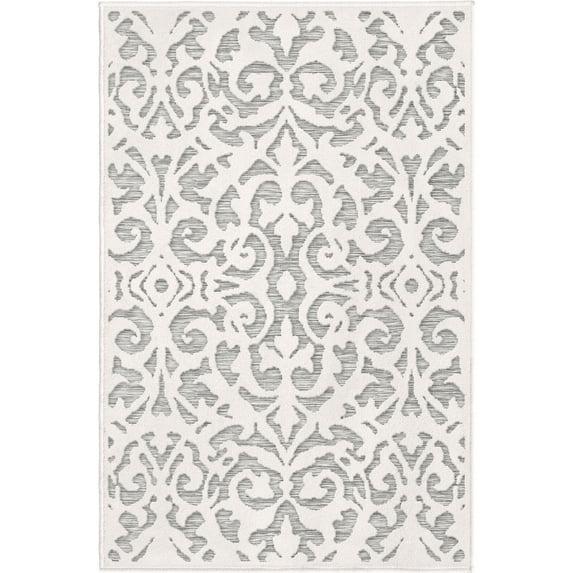 My Texas House Ladybird Natural Gray High Low Indoor Outdoor Rug