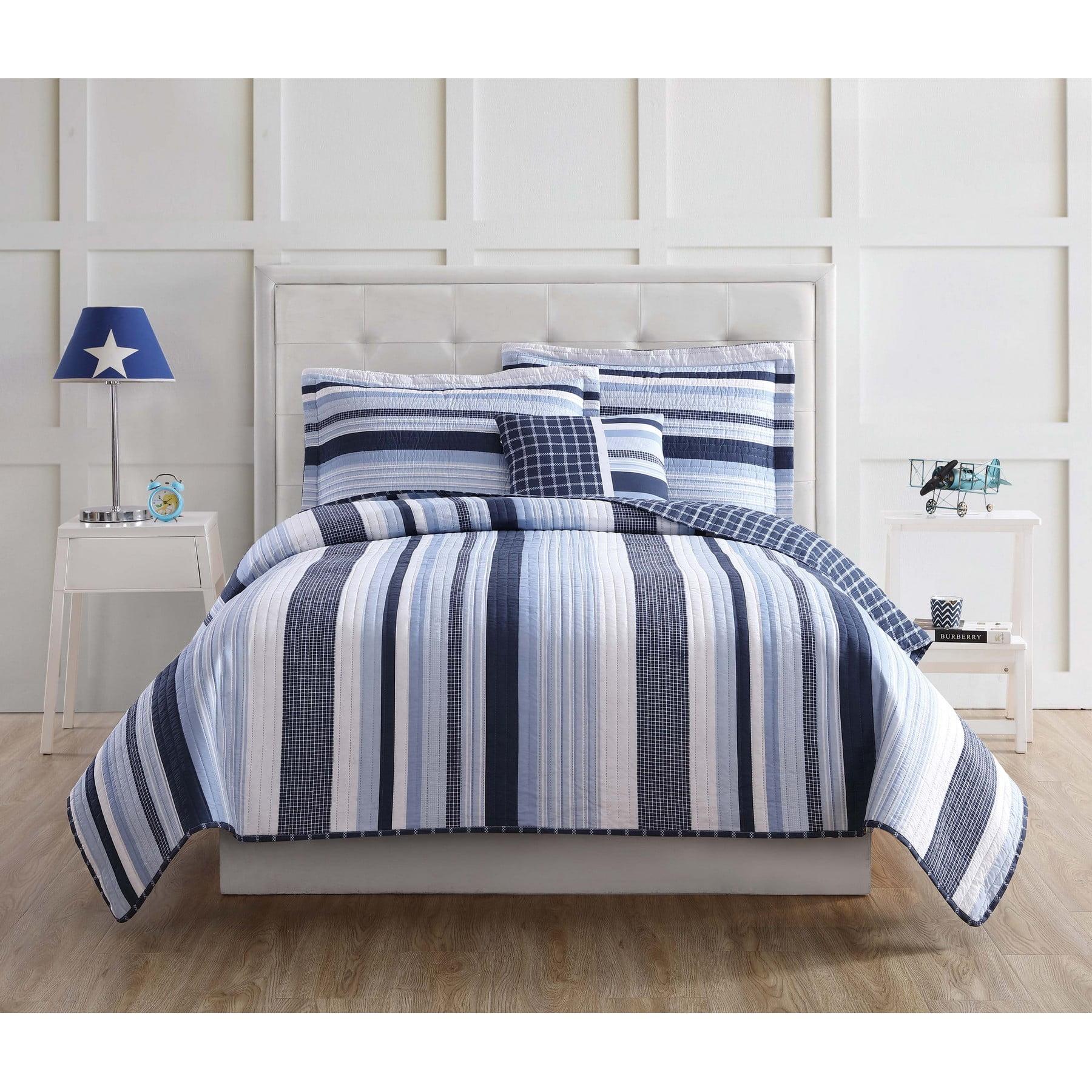 Mason Striped Quilt Set - My World