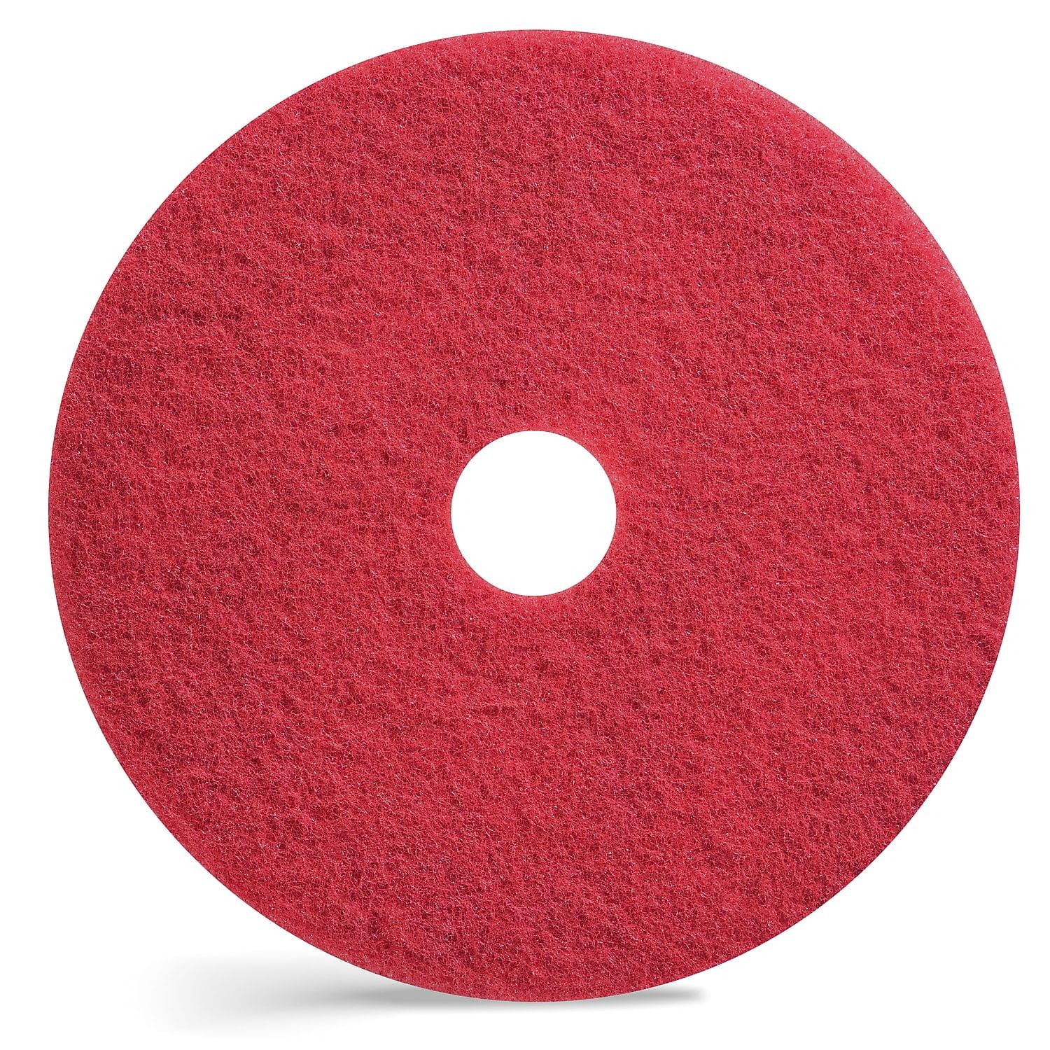 MyOfficeInnovations Red Floor Buffer Pads 20" 5/Ct 663603