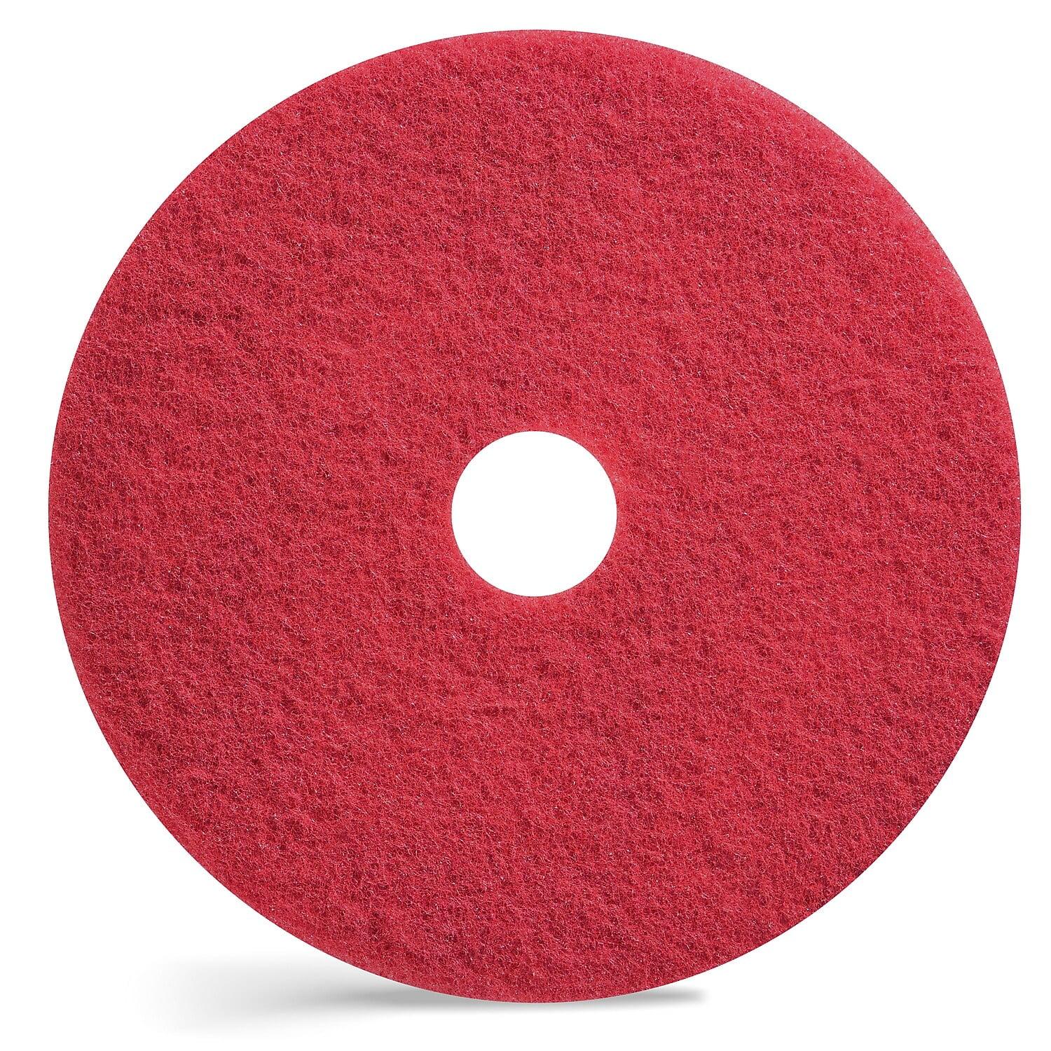 Brighton Professional Red 20-Inch Buffing Floor Pads, Pack of 5