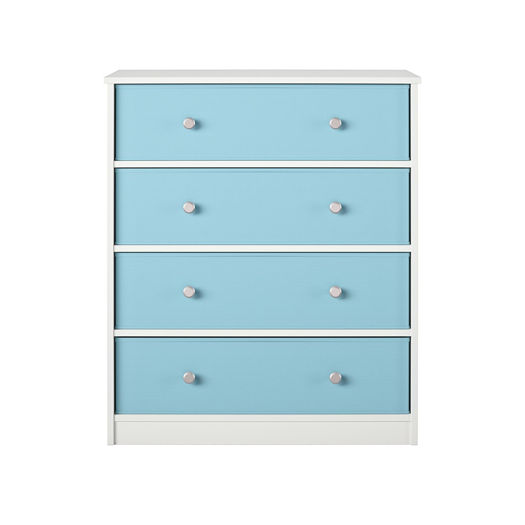 Ameriwood Home Mya Park Tall Dresser with 4 Fabric Bins