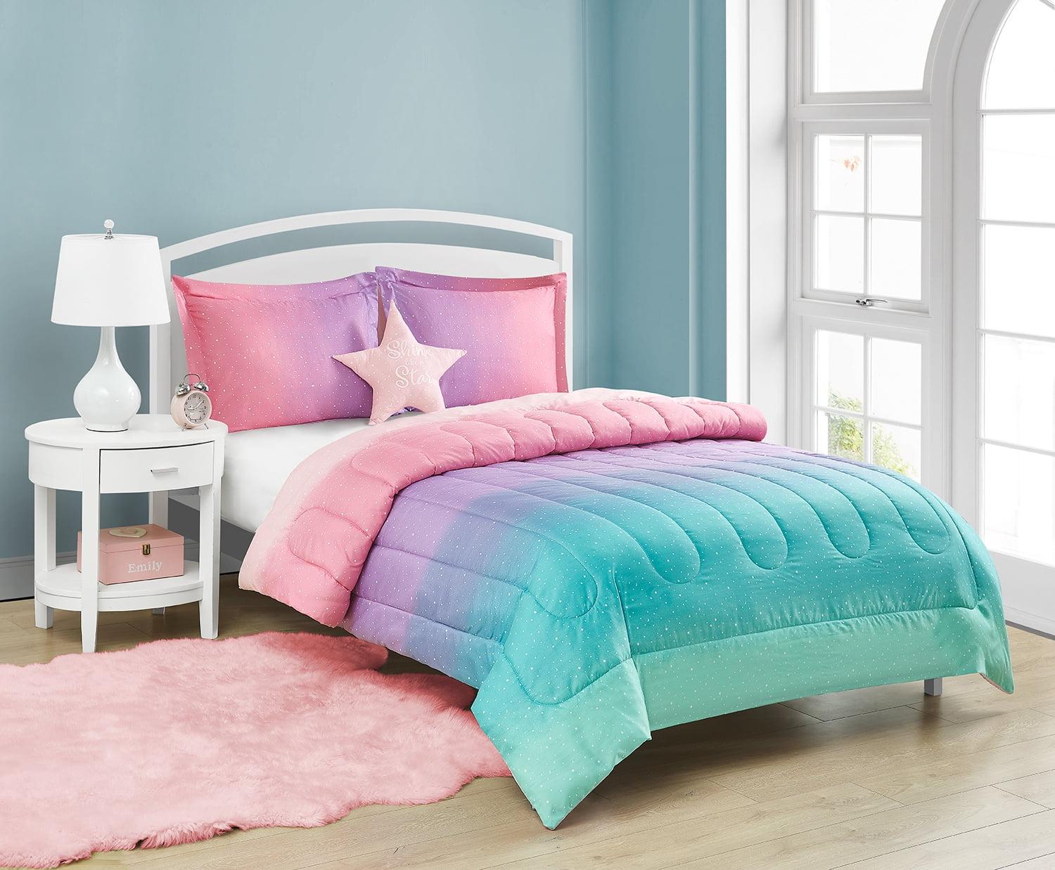 ALEX + BELLA Jada Celestial Ombre Pink Microfiber Comforter Set