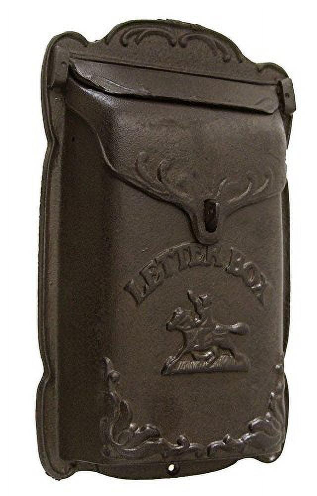 NACH Cara Cast Iron Wall Mounted Mailbox