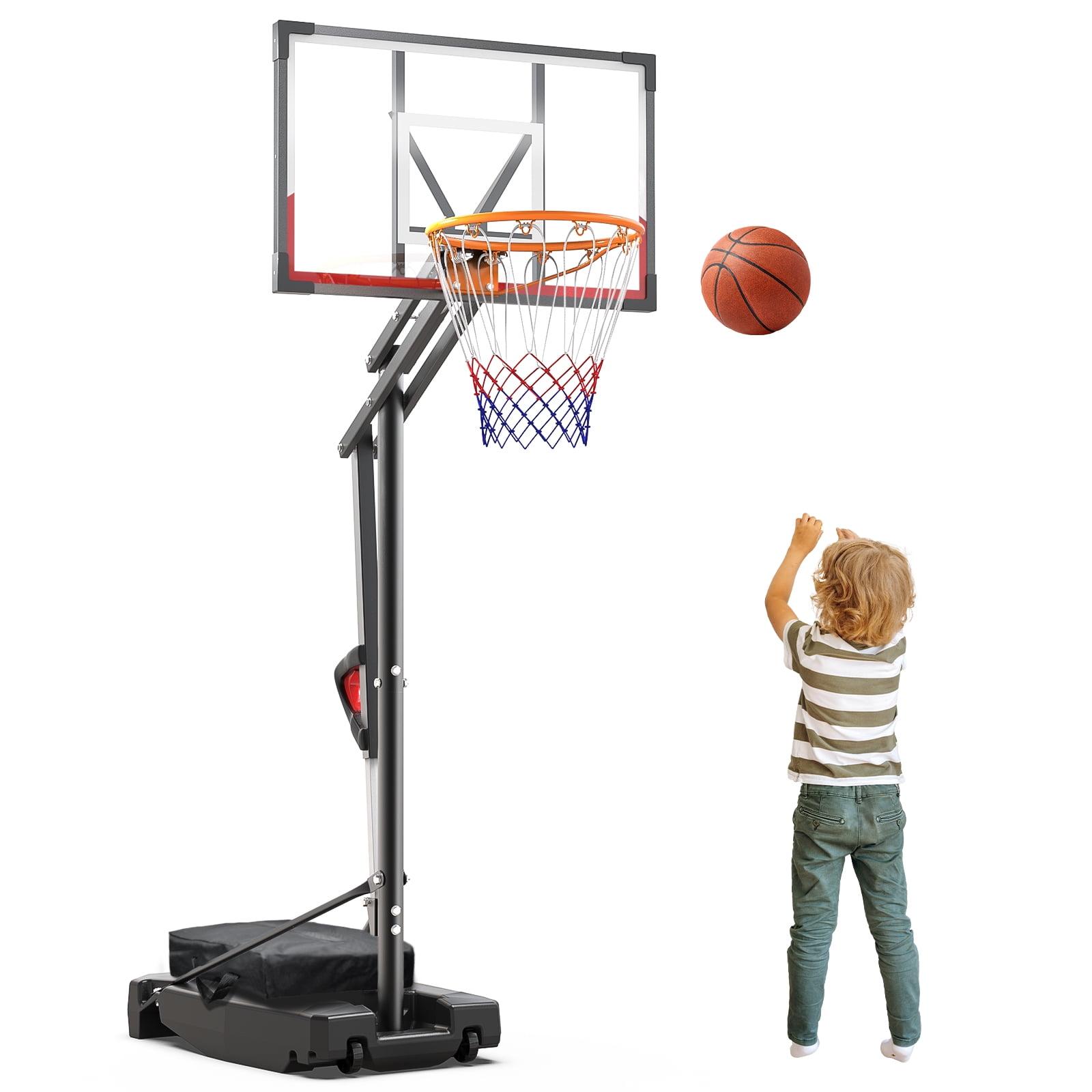 Dayago Adjustable Heights  33" W Portable Basketball Hoop
