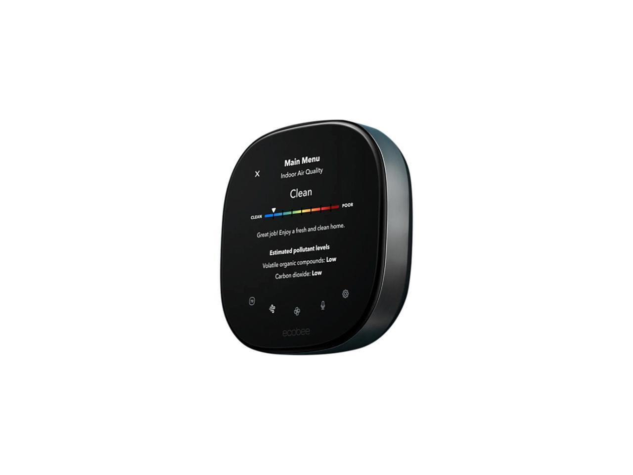 ecobee Smart Thermostat Premium: Wi-Fi, Voice Control, Energy Star, Apple HomeKit & Alexa Compatible, 7-Day Programmable