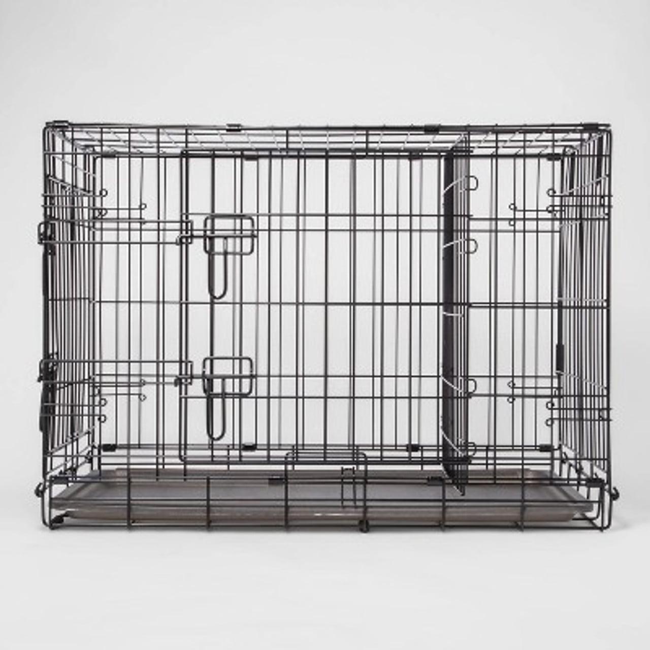 Wire Collapsible Dog Crate - Black - Boots & Barkley™