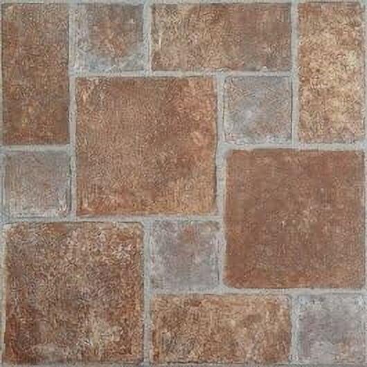 Nexus 12" x 12" Self-Adhesive Vinyl Brick Paver Tiles