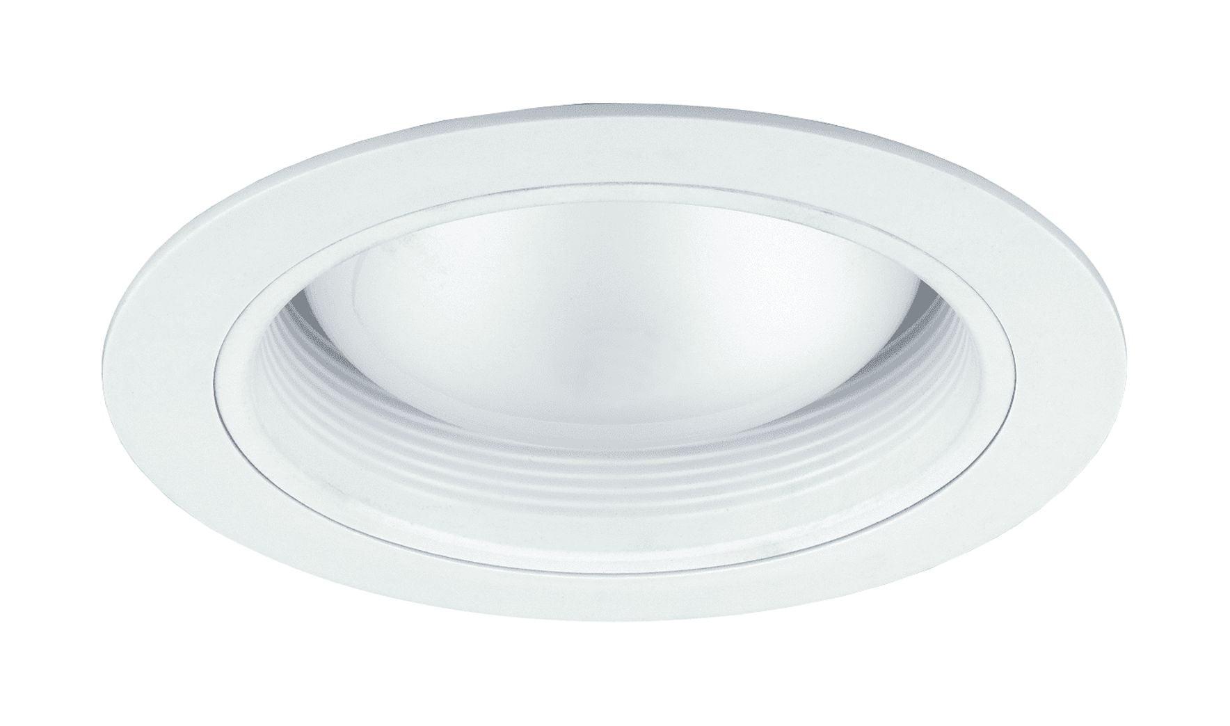 NICOR Lighting 6-Inch Airtight Cone Baffle Trim, White (17548A)