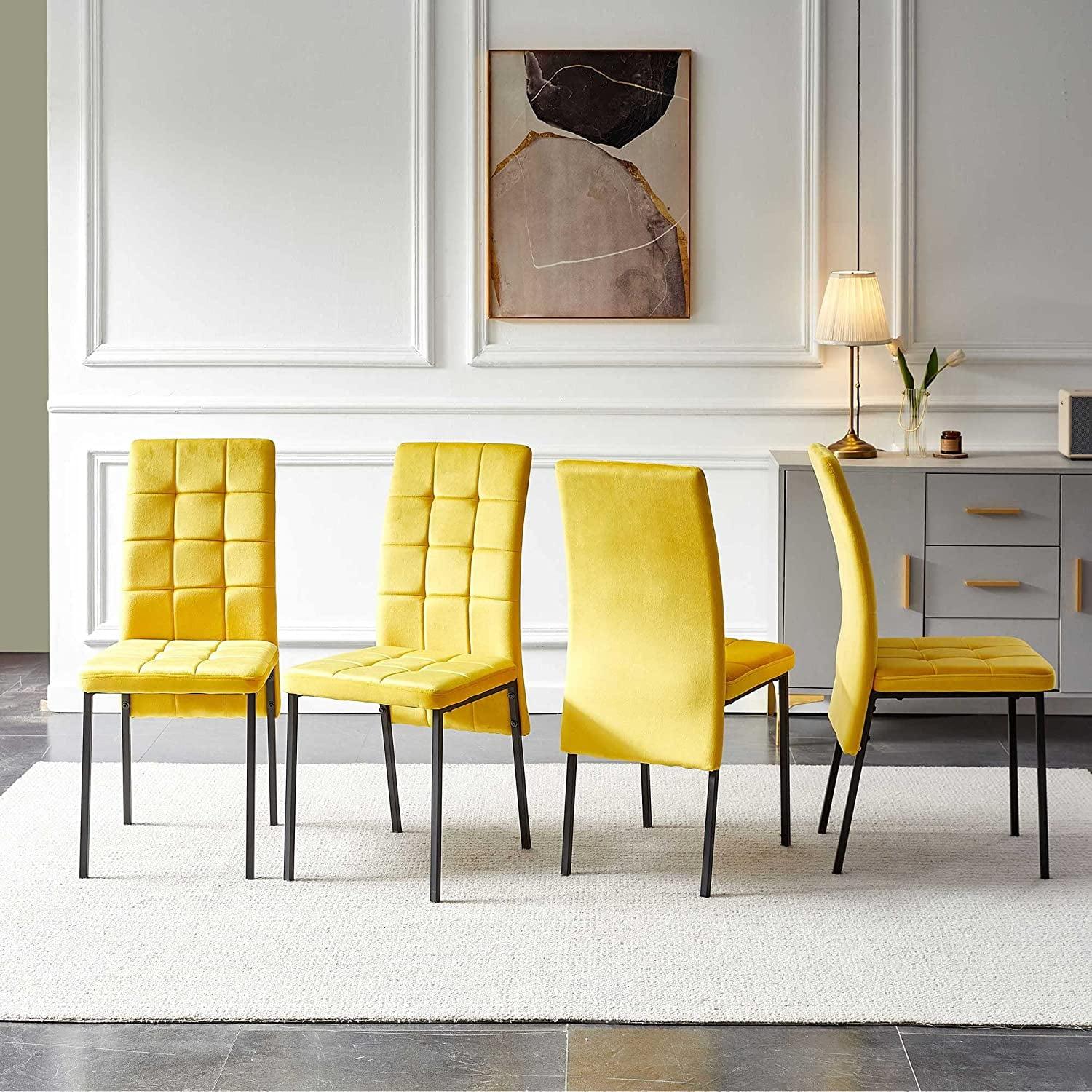 Brooklyn Velvet High Back Side Chair