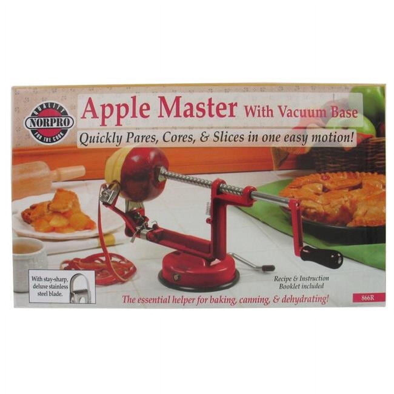 Norpro 866R Red Apple Master With Vacuum Base