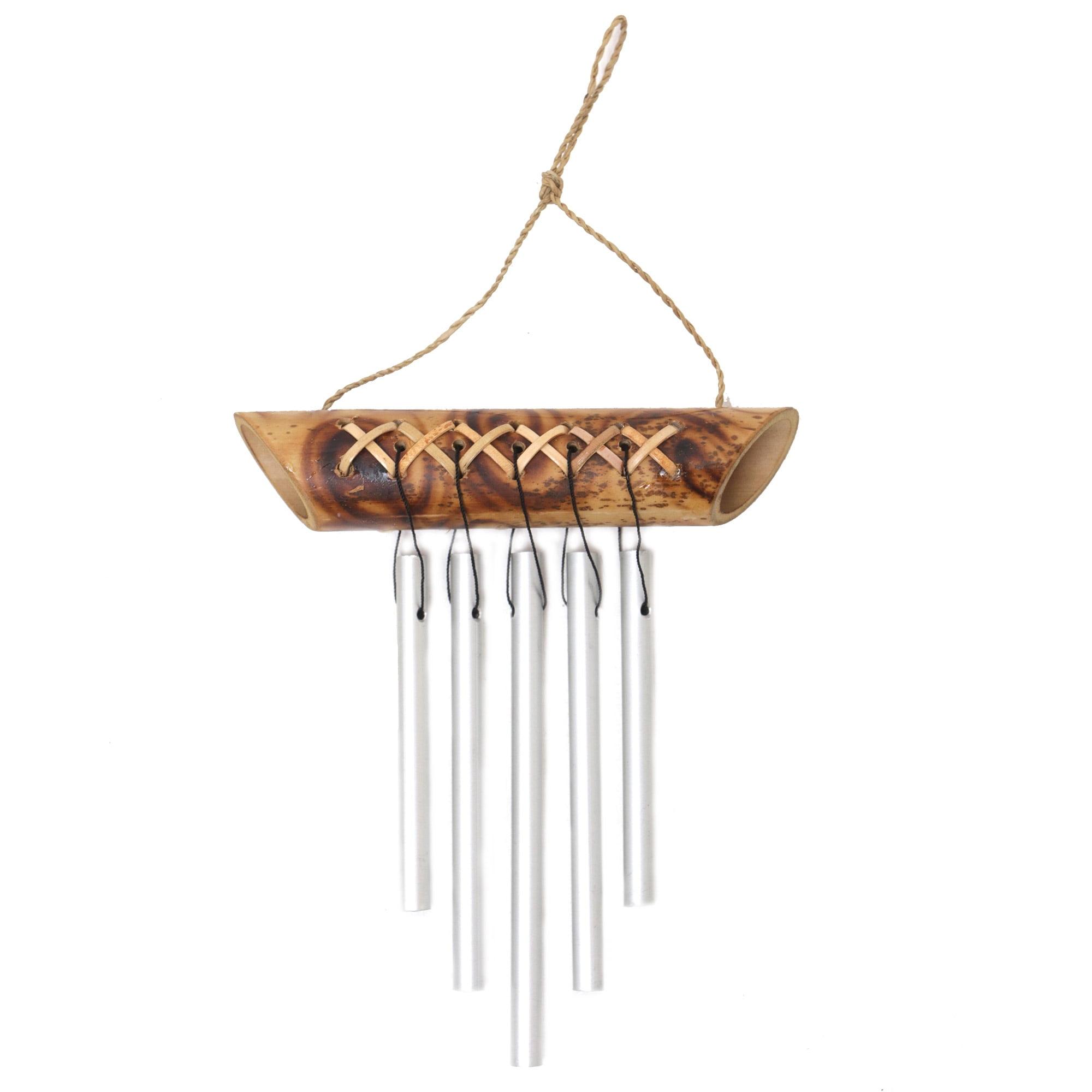 Levica Bamboo Abstract Wind Chime