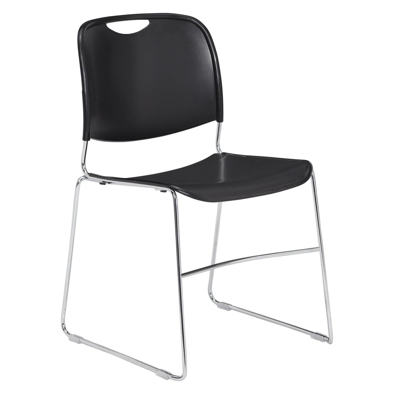 Black Metal Stackable Multipurpose Chair