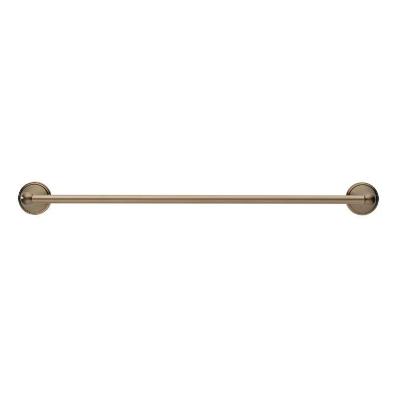 Traditional 24" Brushed Bronze Wall Mounted Towel Bar