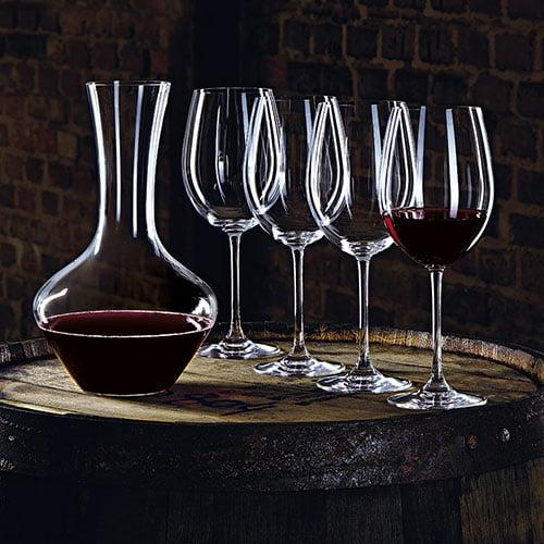 Nachtmann Vivendi Decanter with Glasses, Set of 5 Pieces,63.5 oz.