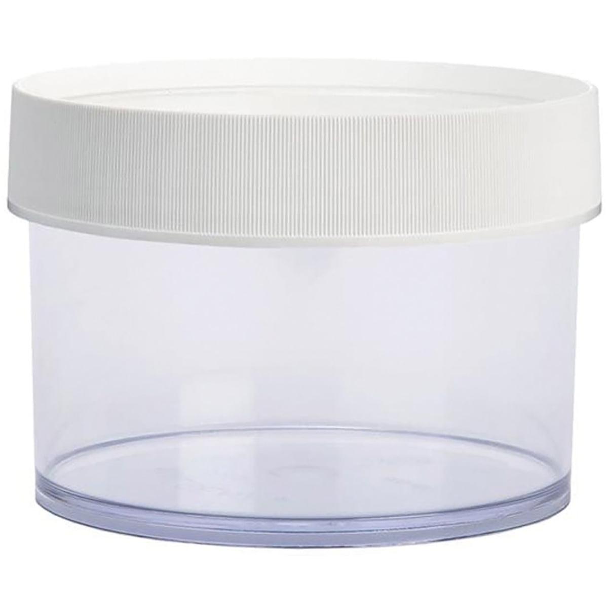 Clear 16 oz. BPA-Free Wide Mouth Plastic Storage Jar