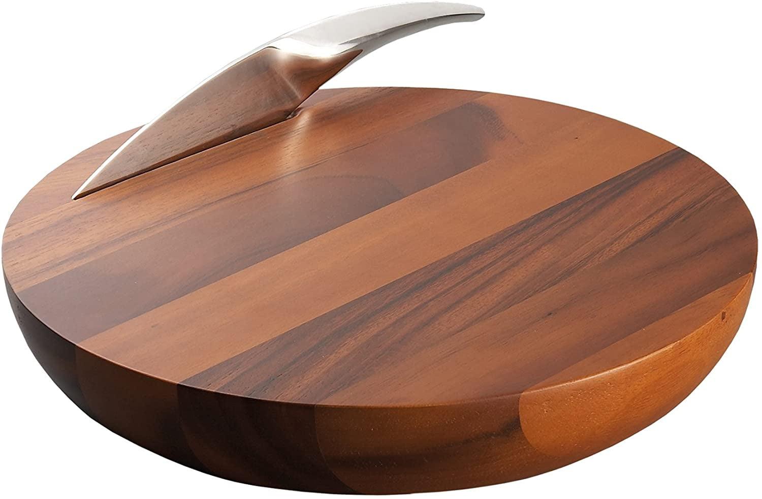 Nambe Harmony Cheese Board W/ Knife