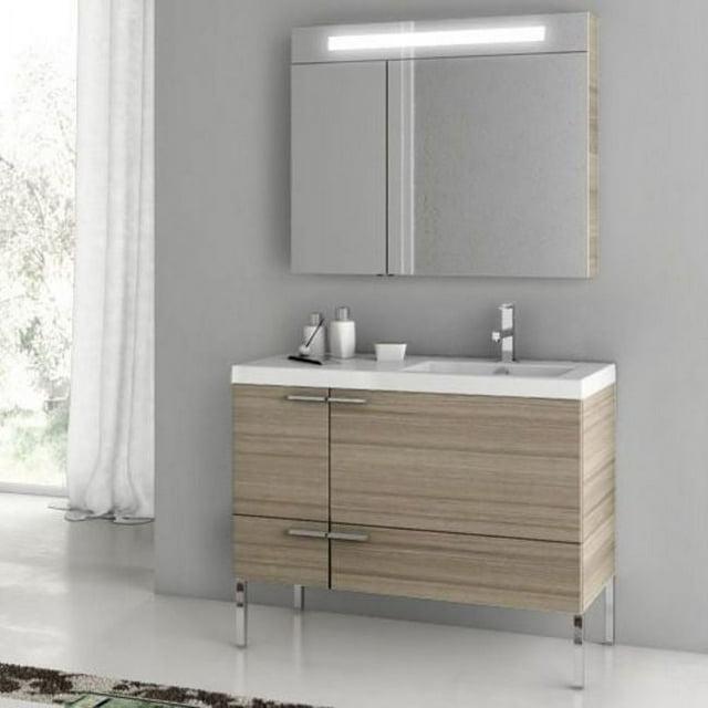 Nameeks Ans23 Acf 39-1/5" Floor Standing Vanity Set - Larch Canapa