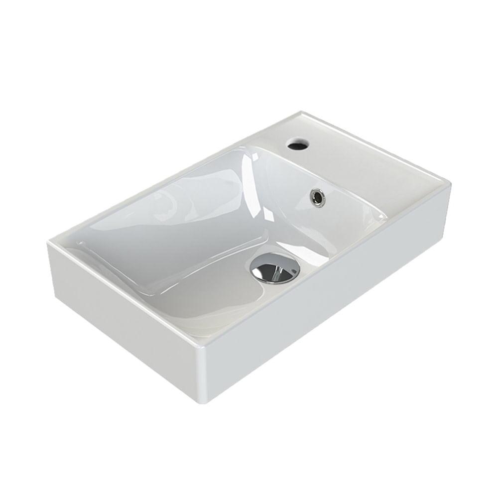 CeraStyle By Nameeks 11.8'' Ceramic Rectangular Bathroom Sink with Overflow