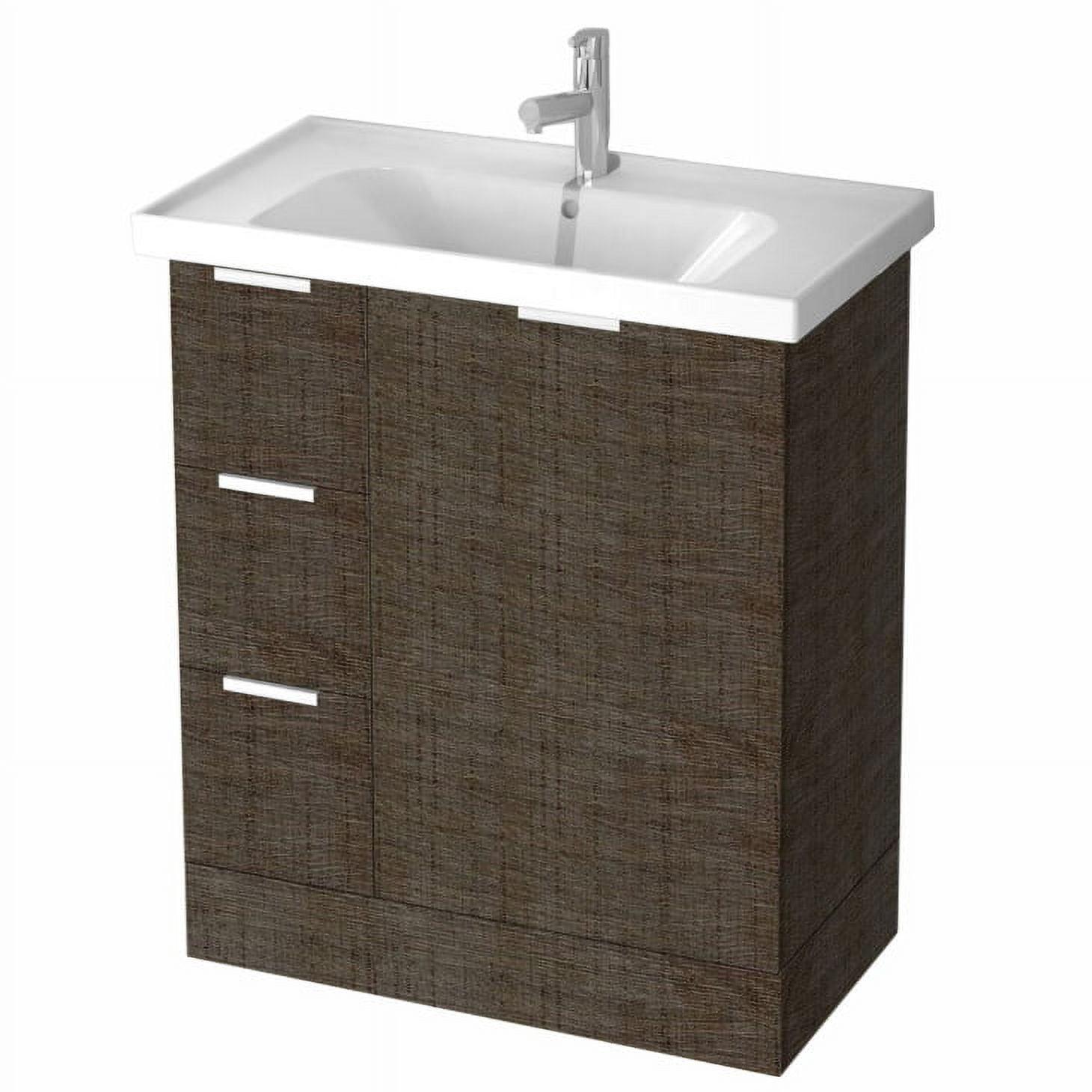 Arcom by Nameeks Waloomi 31.5'' Single Bathroom Vanity with Ceramic Top