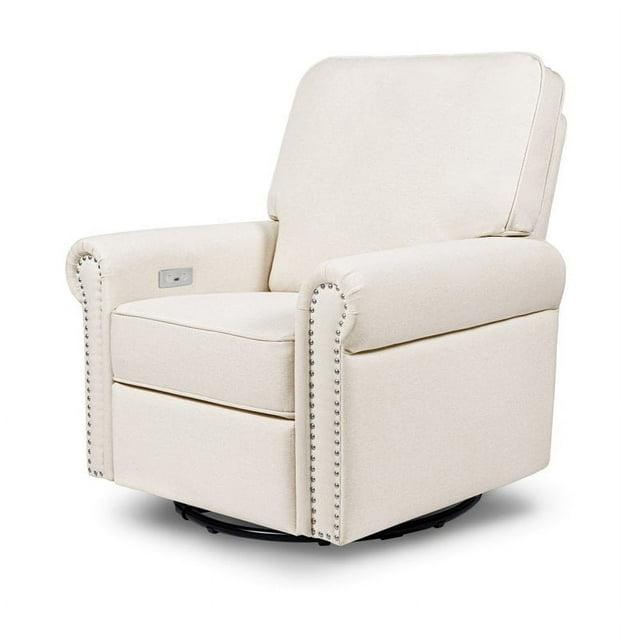 Linden Electronic Recliner and Swivel Glider in Eco-Performance Fabric with USB port