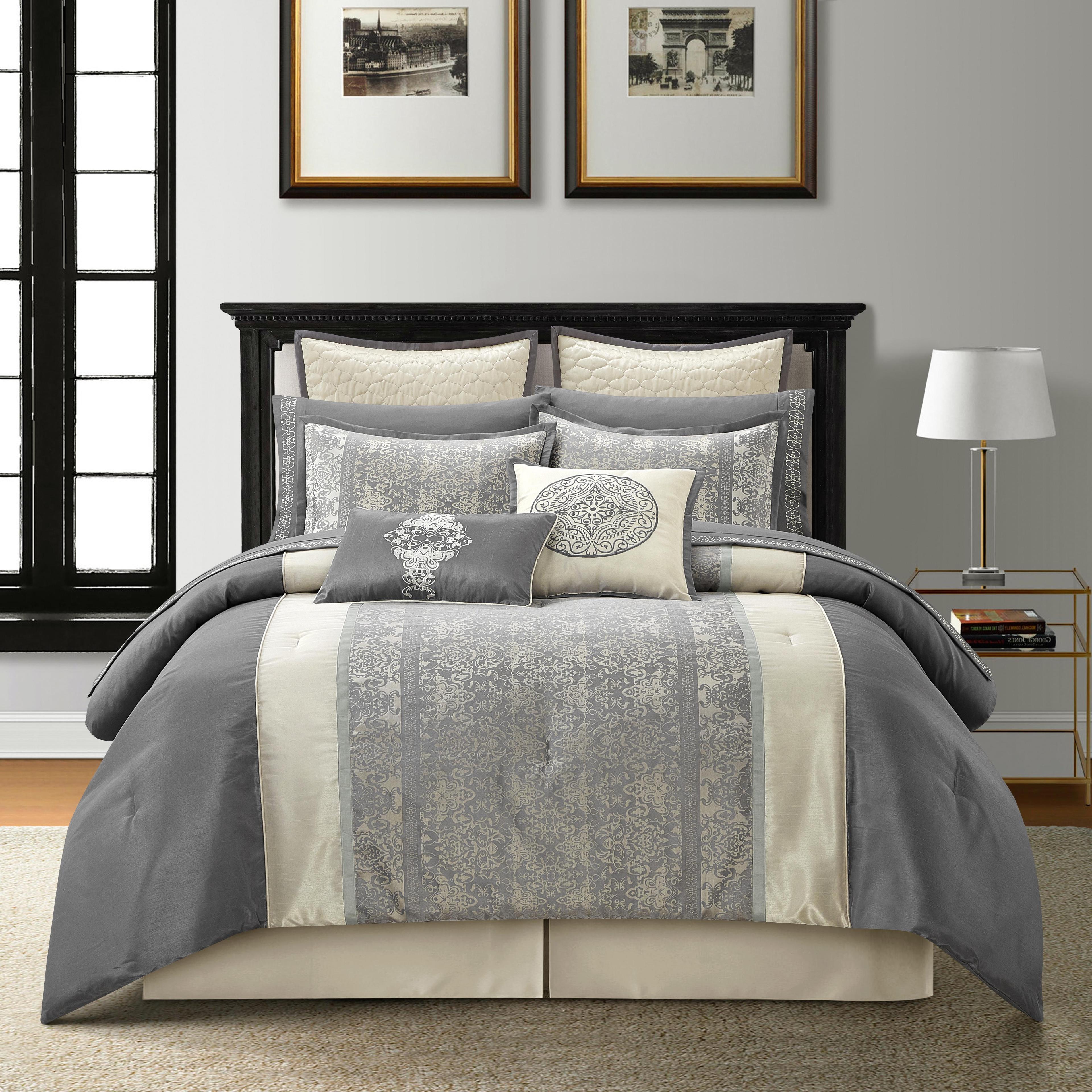 Nanshing America, Inc Arabesque 8 Piece Traditional Comforter Set