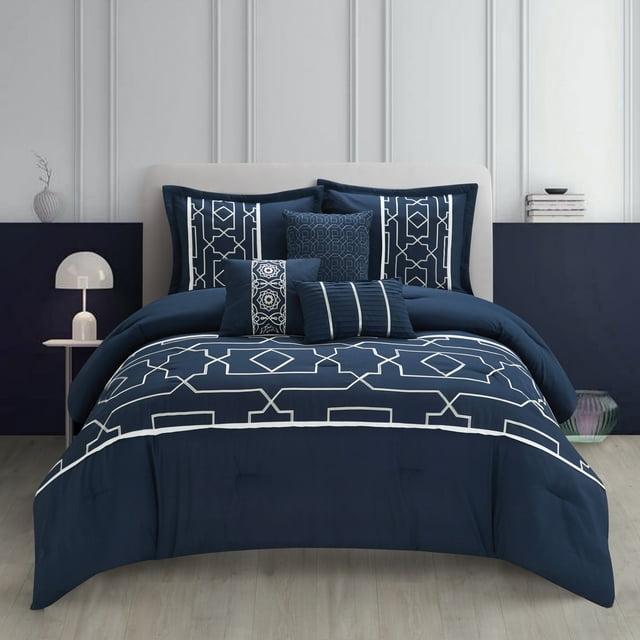 Nanshing America, Inc Tonya Microfiber 6 Piece Comforter Set