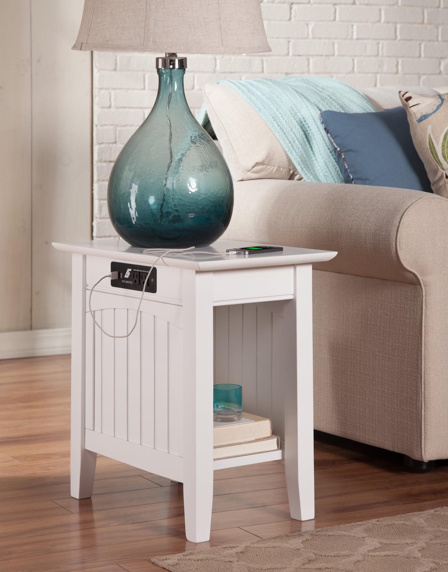 Nantucket Chair Side Table with Charger - AFI