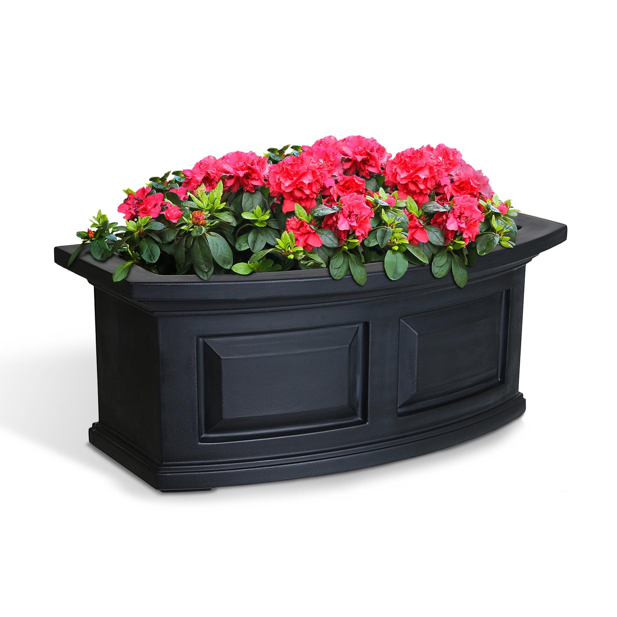 Nantucket Resin Window Box with Water Reservoir