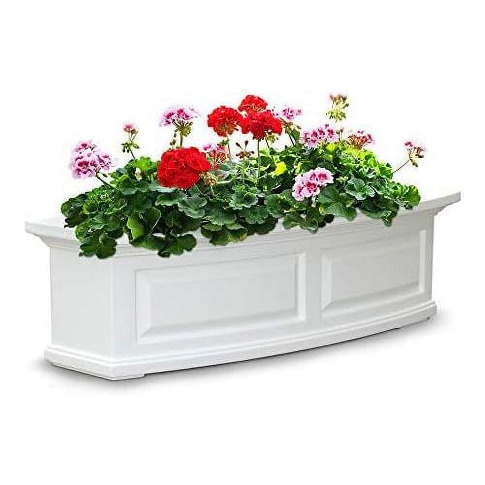 Nantucket Resin Window Box with Water Reservoir