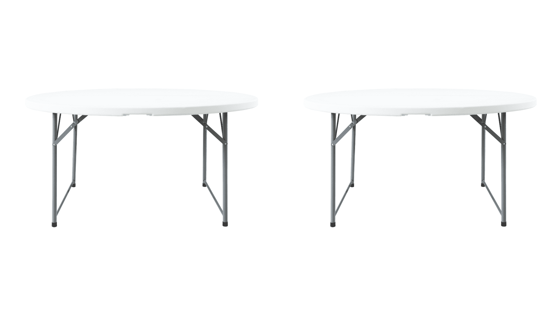Noah 5' Round Plastic Event Folding Table by Flash Furniture