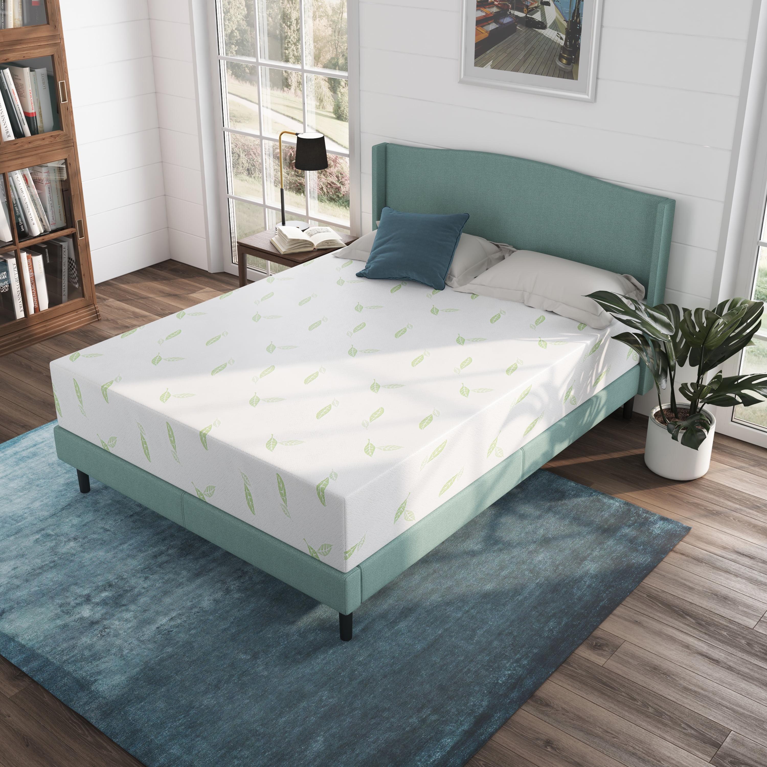 Nap Queen Anula, Green Tea Infused Medium Firm Memory Foam Mattress