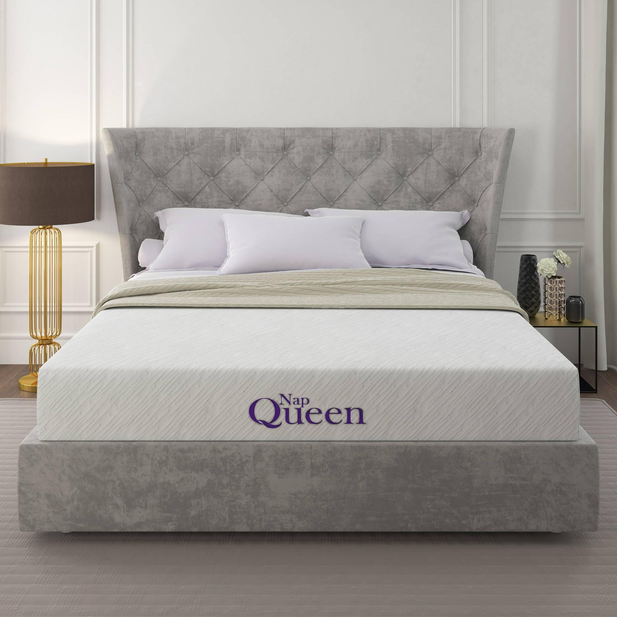 Nap Queen Elizabeth, Cooling Gel Infused Medium Firm Memory Foam Mattress