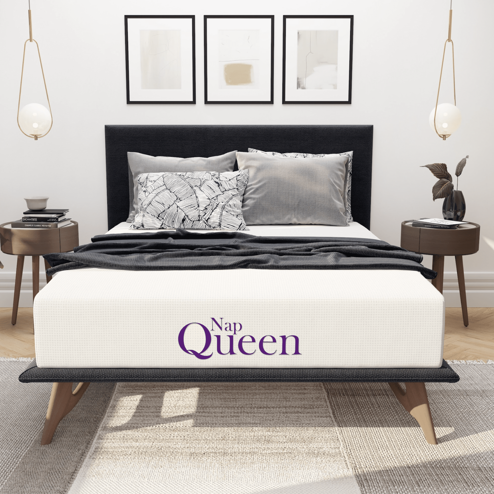 NapQueen Elizabeth Cooling Gel Memory Foam Mattress, 10" Twin