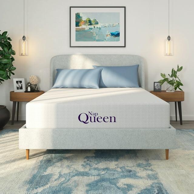 Nap Queen Charlotte, Bamboo Charcoal Infused Medium Firm Memory Foam Mattress
