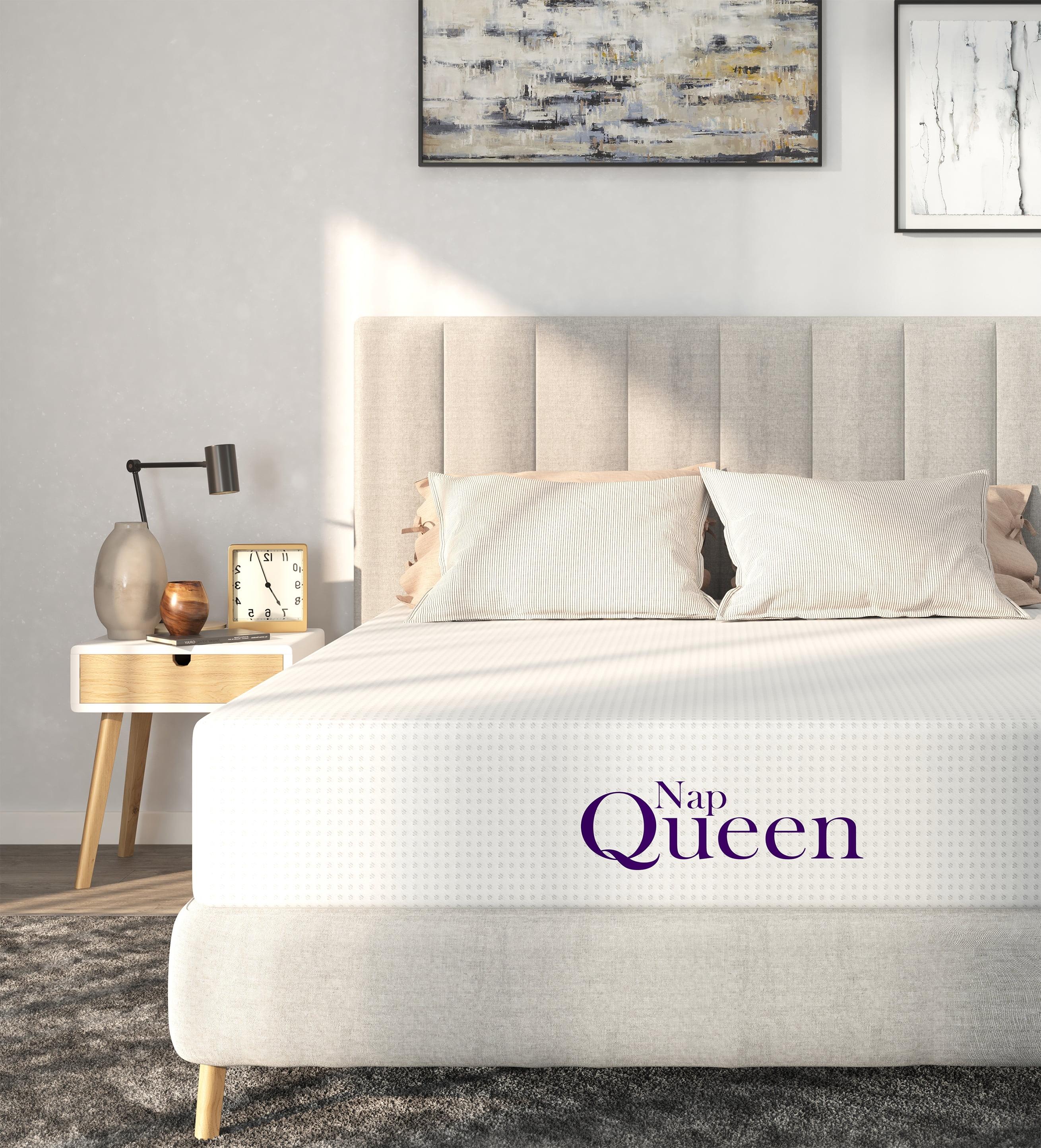 NapQueen 10" Queen Bamboo Charcoal Memory Foam Mattress