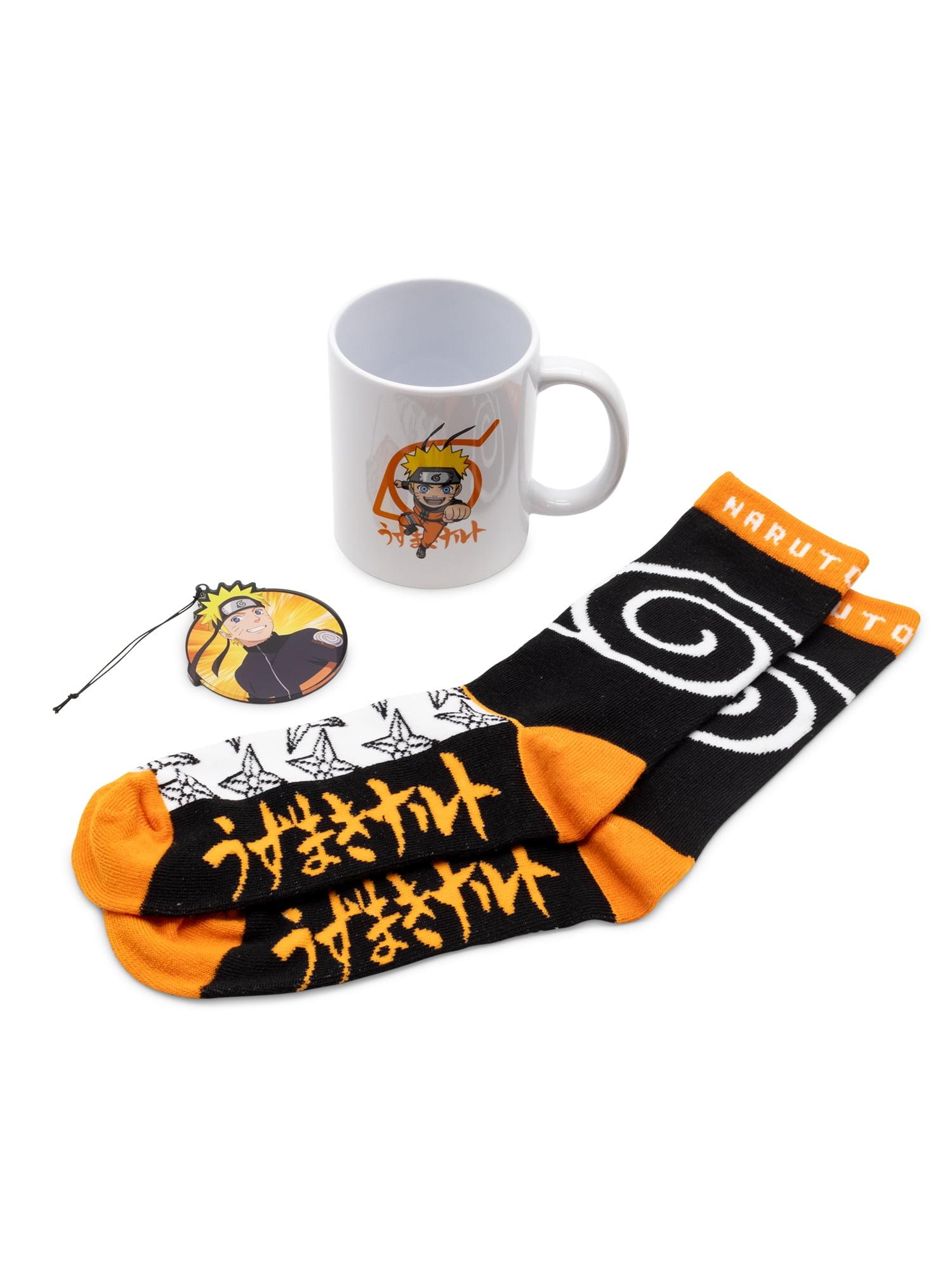 Culturefly LLC Naruto Shippuden Mug, Socks, and Ornament Bundle