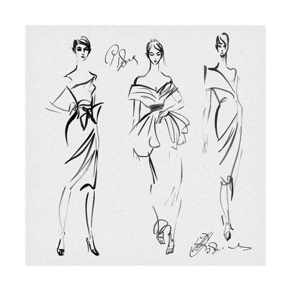 Red Barrel Studio® " Fashion Sketch 8 " by Natalia Rudzina