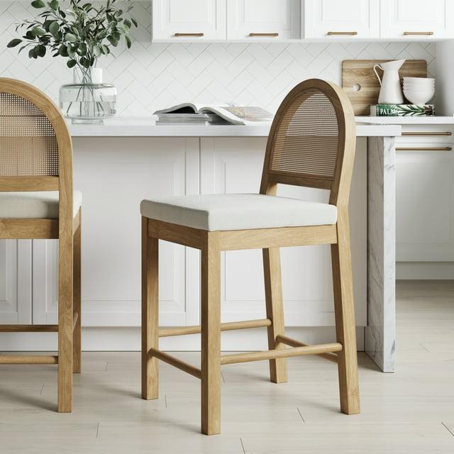 Nathan James Boucle Counter Stool & Reviews | Wayfair