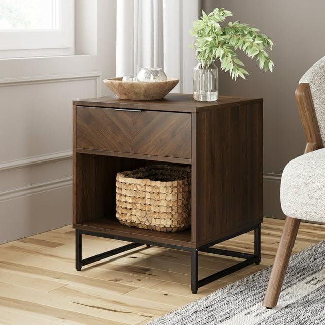 19'' W Metal Nightstand