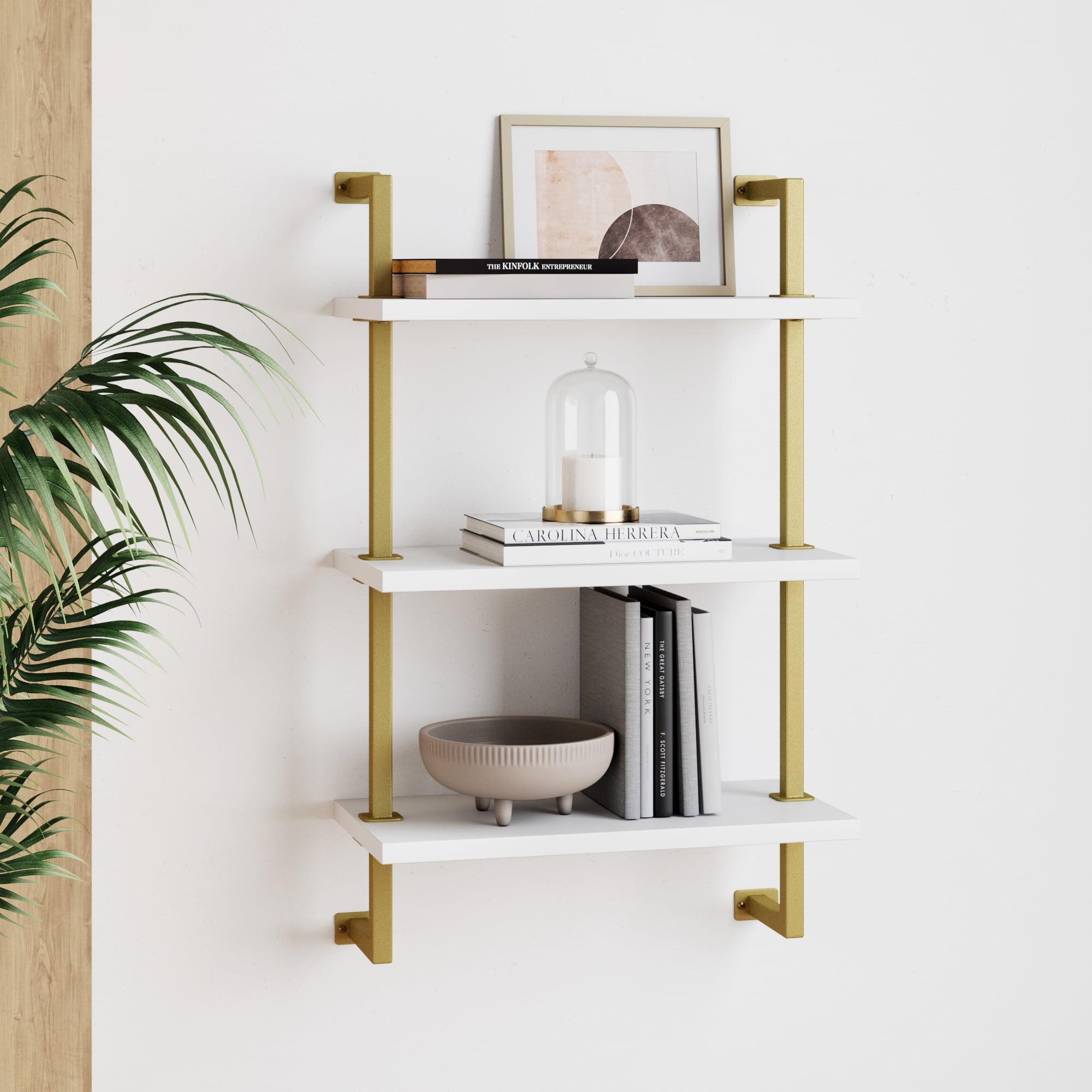 Nathan James Floating Bookcase
