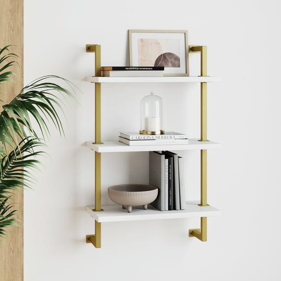 Nathan James Floating Bookcase