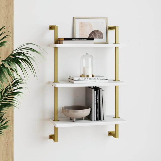Nathan James Floating Bookcase