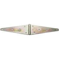 National Hardware - 282BC 12" Heavy Strap Hinge - Zinc Plated