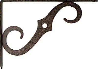 National Hardware N229-435 Ornamental Shelf Bracket 8 By 5-1/2 Inch Antique Bronze,Each