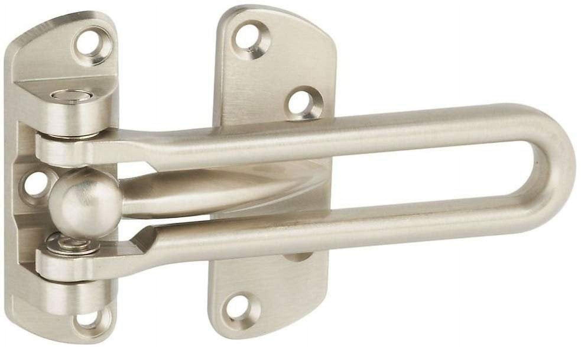 National Hardware N335-984 Door Security Guard, Satin Nickel, V804