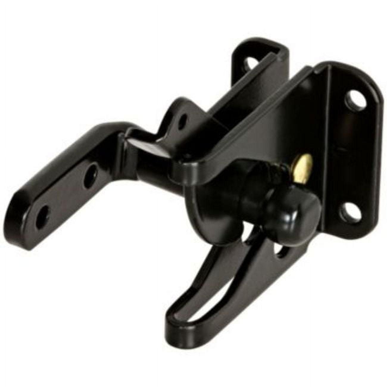 Black Steel Automatic Gate Latch for Outswing Gates