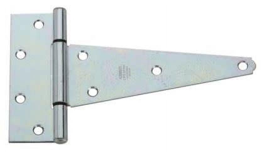 8" Zinc Plated Steel Heavy Duty T-Hinge