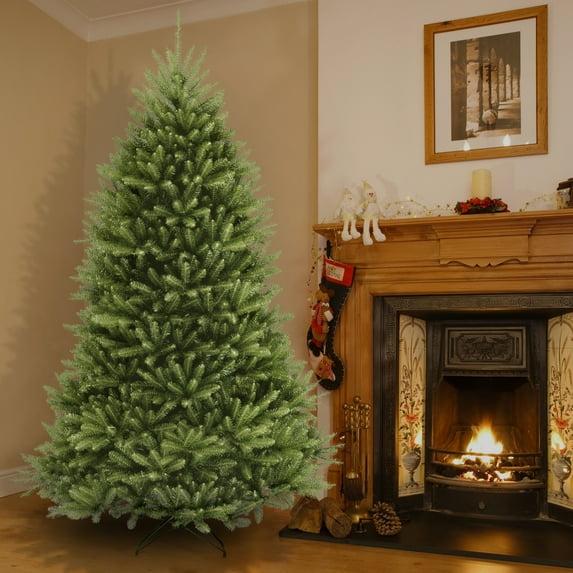 7.5 ft. Artificial Dunhill Fir Christmas Tree, Green, Includes Stand