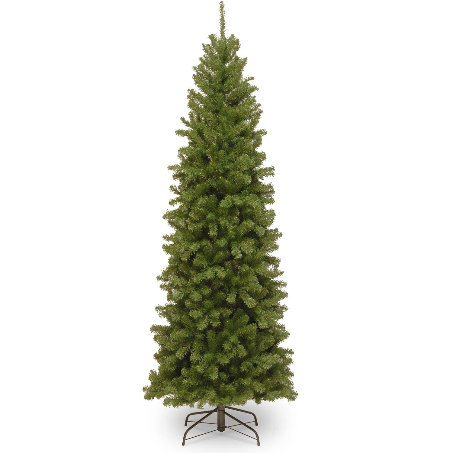 6.5' Pencil Slim North Valley Spruce Artificial Christmas Tree - National Tree Company