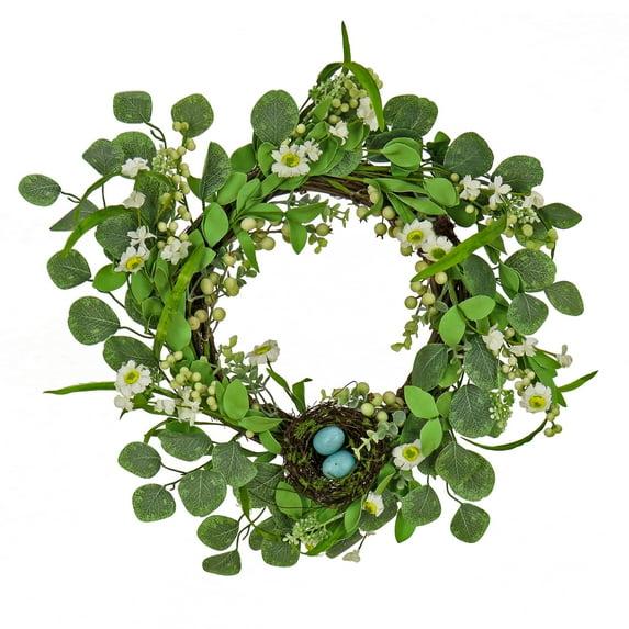 The Holiday Aisle® 20" Daisies and Berries Wreath